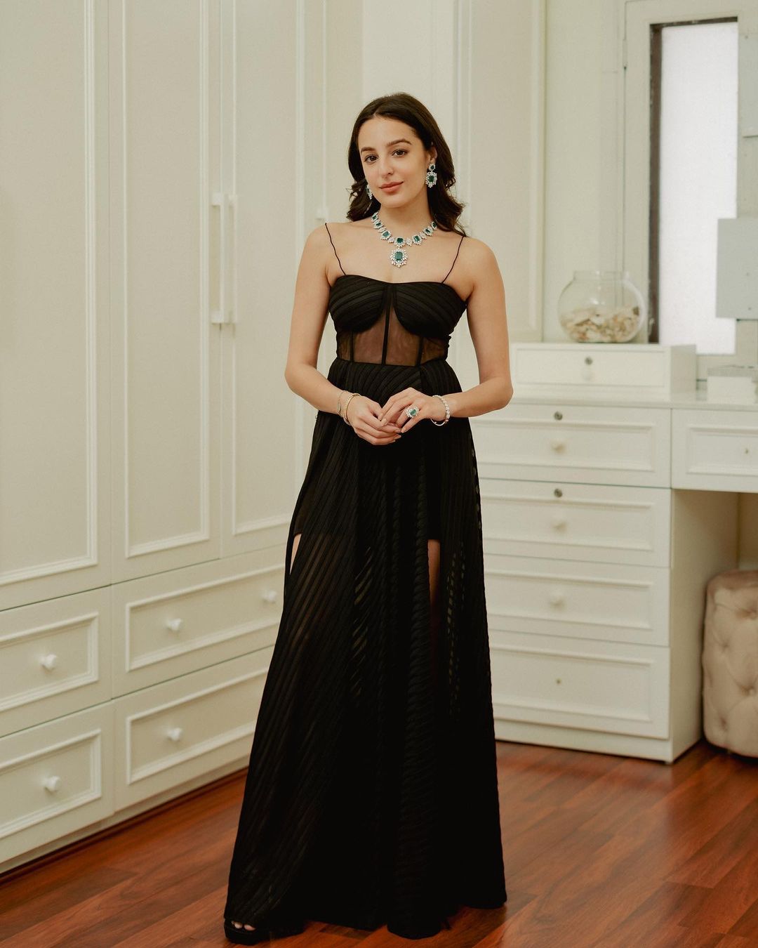 Kylie Jenner Sheer Black Dress With Waist-High Slit at CFDAs | POPSUGAR  Fashion UK